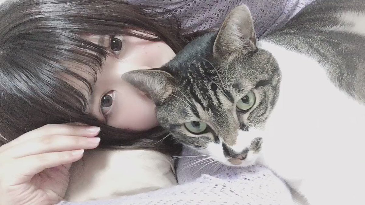 珍しくウチの子とツーショ撮れた！！！！！！！