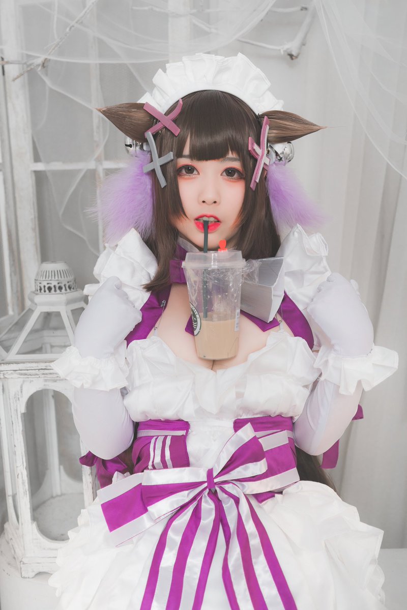 是 @hpomgs 举办的摄影会
喜欢的关注一下我们的企划@VckcvP 
樫野女仆～

T:#COSPLAY #COS #レーシング #脚フェチ #巨乳  #腿 #AzurLane  #碧蓝航线 #Cheshire #アズールレーン