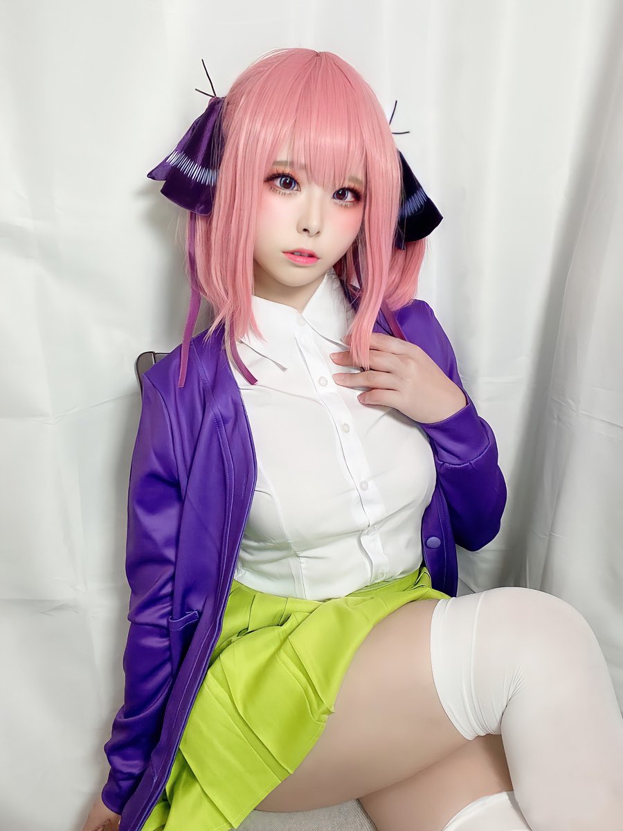 💜🤍五等分の花嫁 💐 中野二乃🤍💜
#cosplay #コスプレ