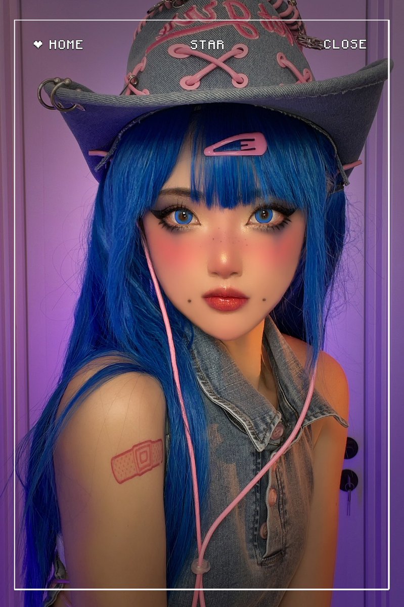 新しいスタイルの試み😌

Try new style makeup～💙