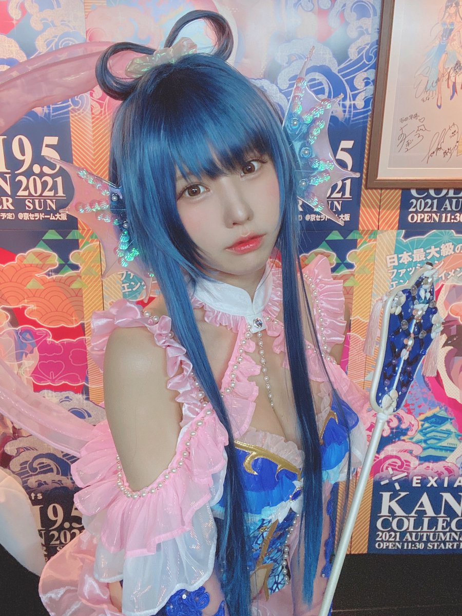 『関西コレクション』ありがとうございました！

「17LIVE presents今昔御伽噺Special Stage」では、浦島太郎の乙姫様のコスプレ！
そしてファッションは「NieR CLOTHING」ステージ、「R4G」ステージに出演させていただきました！

初めてランウェイを歩けて感動でした😭あの景色は一生忘れません…！