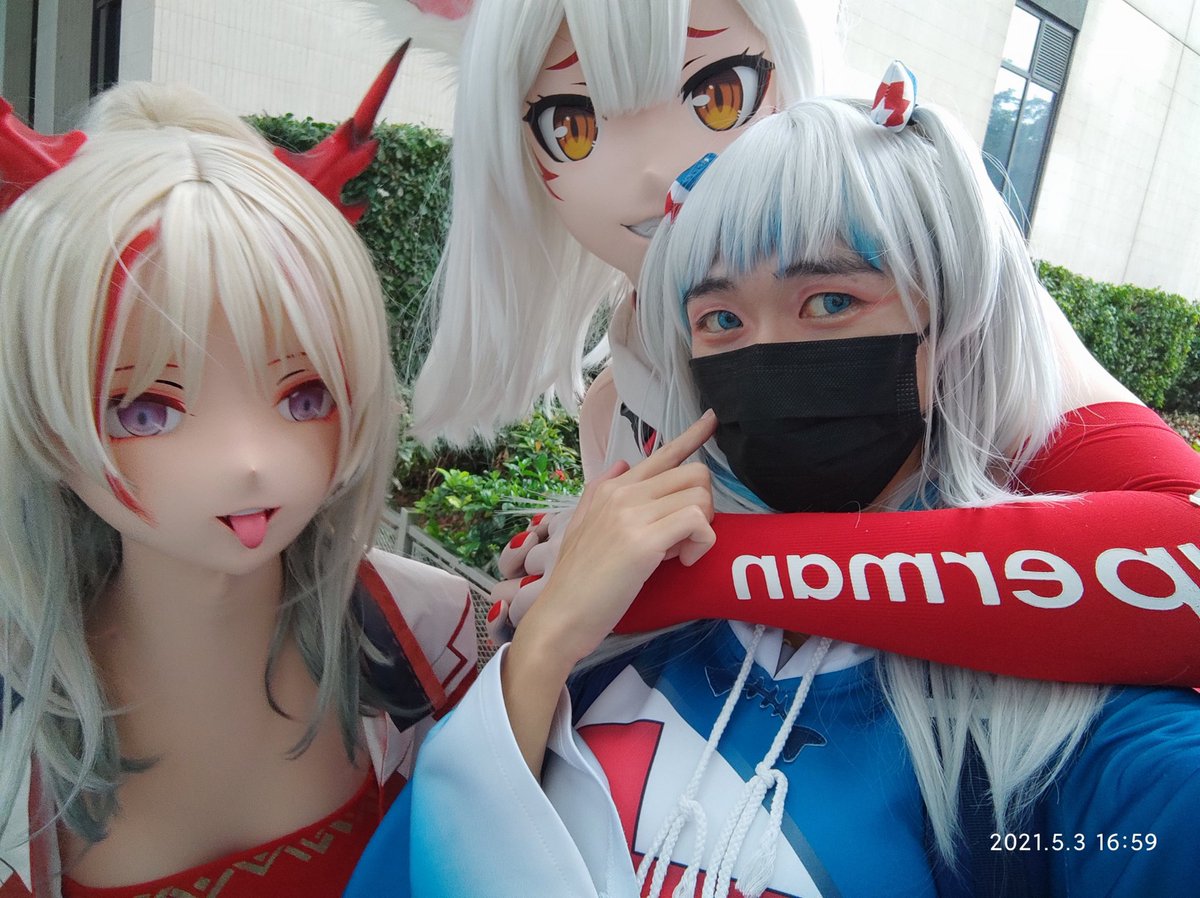 嗷呜～我好了

#kigurumi