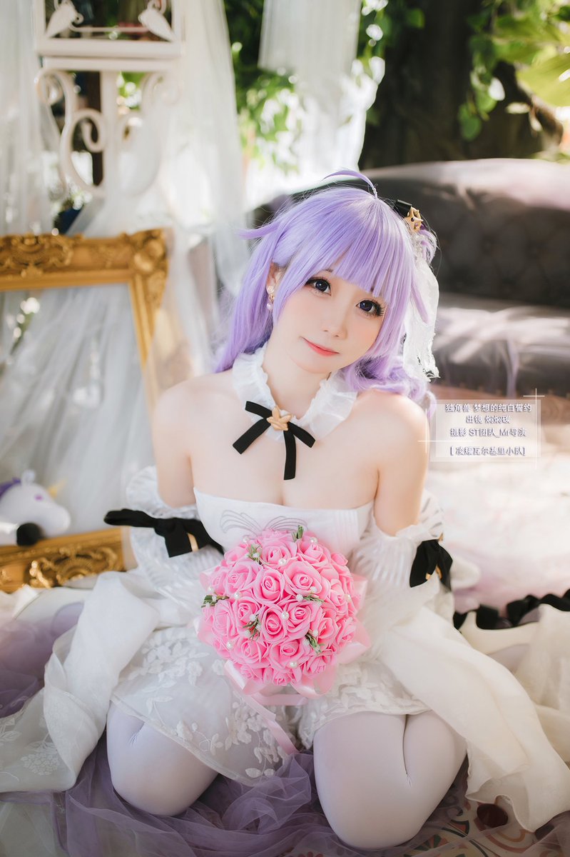 #AzurLane 
Unicorn ～

这是…为了重要的仪式而换上的重要的服装…嗯！独角兽和优酱都准备好了！哥哥…独角兽，这样可以了吗？

摄影@DavidDDW_
