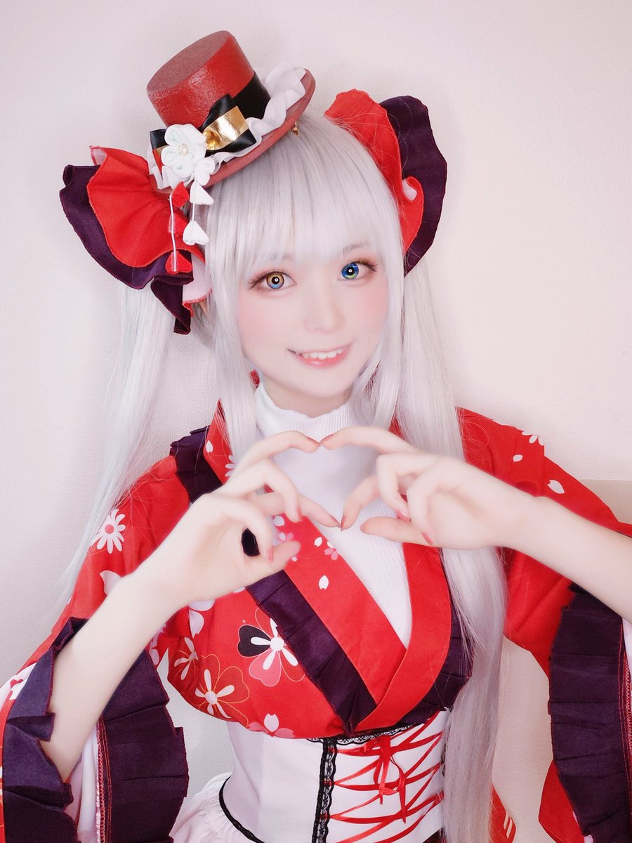 めあちゃん3周年おめでとう！！！！🎉🎈🎊
これからもまためあちゃんのコスプレいっぱいやりたい💕🍥

 #神楽めあ3周年　#めあArt