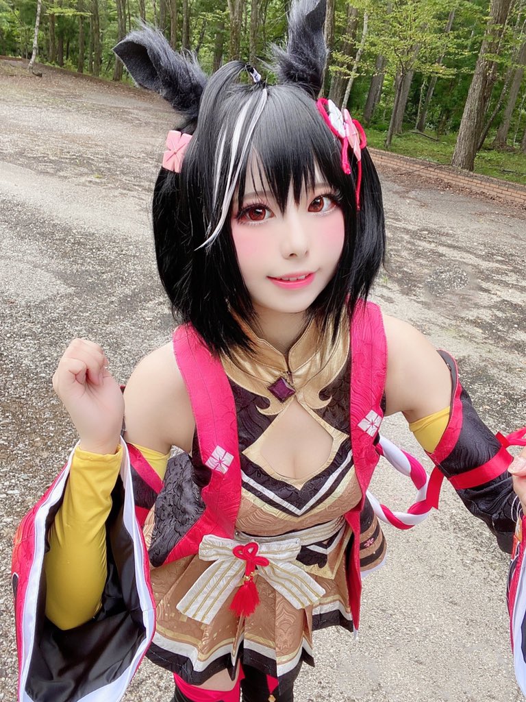 ウマ娘🥕キタサンブラック🌸🏮✨
#cosplay #コスプレ