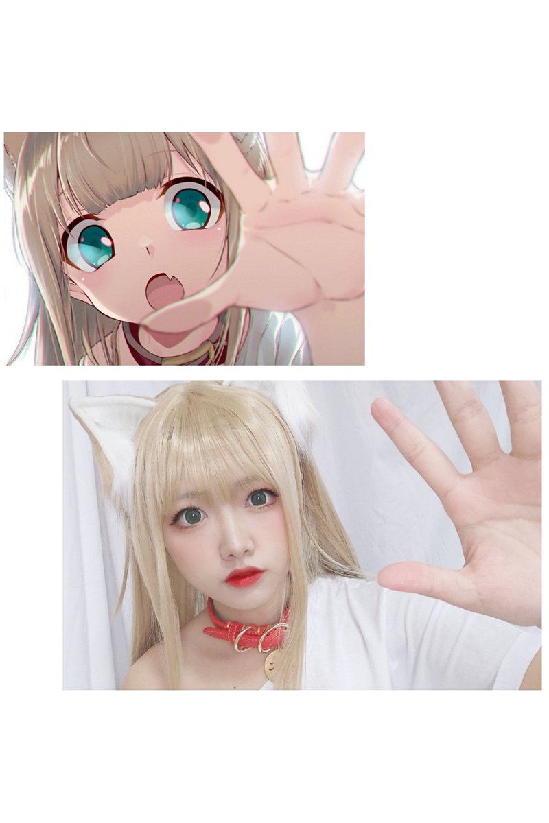 今回は40元先生が描いた猫耳嬢をコスプレしており、本当に気に入っている。40原先生の授権に感謝して、先生とみんなに喜んでもらいたいです