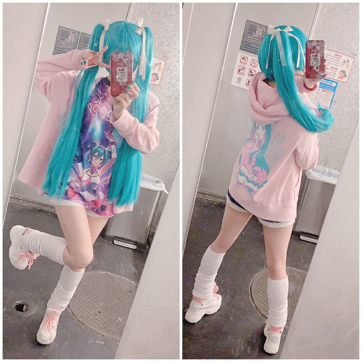 急にびっくり😳w
こちらこそオファー嬉しかったです！
ありがとうございました✨

こちらのDJイベントでは、ᏦawaiiFutureBaseコンセプトだったので、セトリも衣装も考えるの楽しかったです🎀🎶
ちょうど1年前！