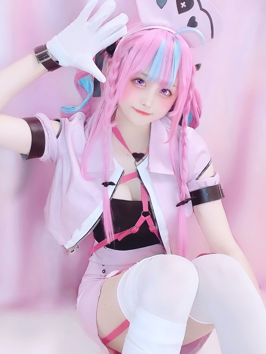 ホロライブ🎀湊あくあ
💟ナースver.💟

こんあくあー⚓️✩.*˚

 #Cosplay  #あくあーと