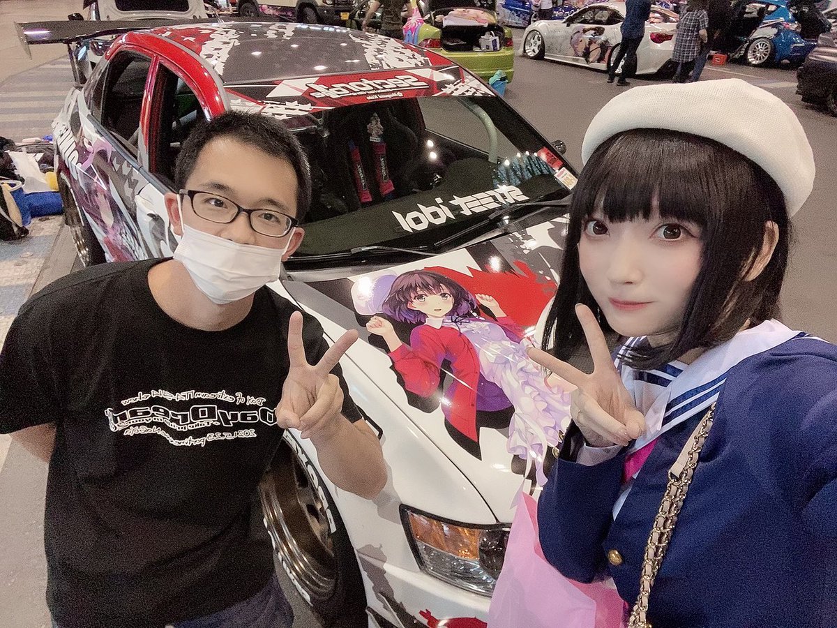 バタバタしすぎてゆっくり写真撮れなかったけどこねっちさんとのお車とも無事に併せできました！(まじ終盤)
こねっちさん本当にありがとうございました✨
また会おうね〜👋😭
大洗で待ってるね〜👋😭

#DayDream2021
#DayDream