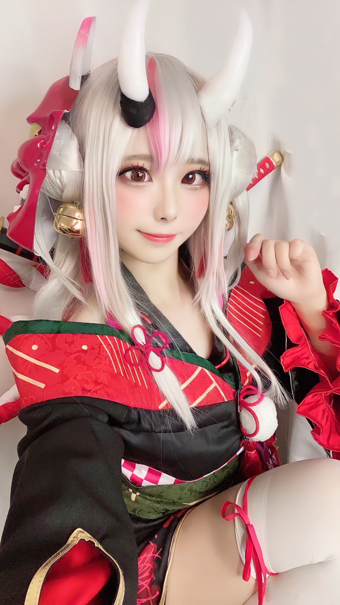 人間様たち〜！！余だぞっっ！！😈✨
初＆念願のお嬢コス…😭💗
3Dライブめちゃくちゃ楽しみ！！

#百鬼絵巻 #cosplay