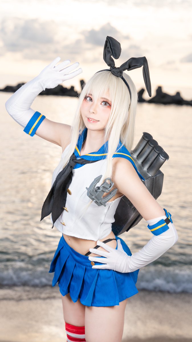 ･:*+. ⚓️ 艦これ / 島風 ⚓️ .:+
　しまかぜ、出撃しまーす！
#cosplay #コスプレ